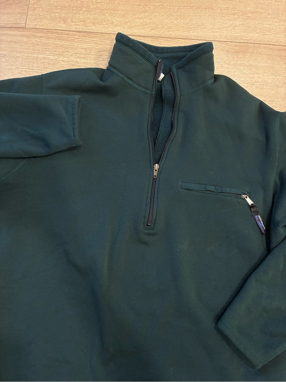 Vintage 90s Patagonia Men’s Activist Fleece Pullover Green Made in USA Size XL